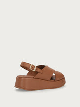 Leather platform sandals - Mou | FRAU