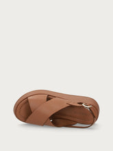 Leather platform sandals - Mou | FRAU
