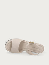 Leather wedge sandals - Butter | FRAU