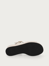 Leather wedge sandals - Butter | FRAU