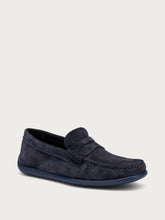 Comfort tech suede loafers - Blue | FRAU