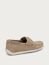 Boots-Mokassins aus Veloursleder - Sand | FRAU