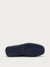 Boots-Mokassins aus Veloursleder - Blau | FRAU