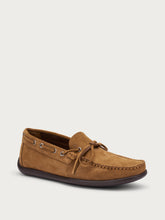 Boots-Mokassins aus Veloursleder - Toffee | FRAU