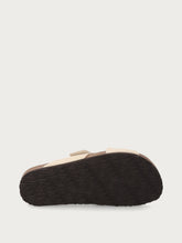 Ciabattina a incrocio in suede - Cappuccino | FRAU