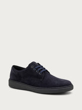 Urban suede Derby shoes - Blue | FRAU