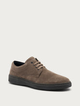 Urban suede Derby shoes - Mink | FRAU