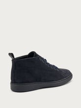 Suede high ankle boots - Blue | FRAU