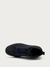 Suede high ankle boots - Blue | FRAU