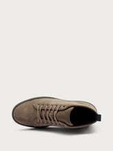 Suede high ankle boots - Mink | FRAU