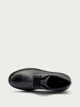 Urban leather Derby shoes - Black | FRAU