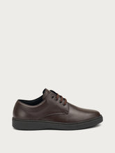 Urban leather Derby shoes - Dark Brown | FRAU