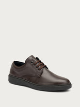Urban leather Derby shoes - Dark Brown | FRAU