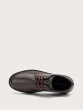 Urban leather Derby shoes - Dark Brown | FRAU