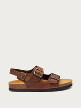 Nubuck sandals - Cognac | FRAU