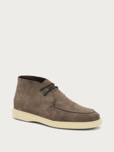 Desert boots with apron toe - PEATcream | FRAU