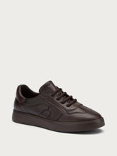 Urban leather sneakers - WOODdarkbrown | FRAU