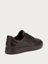Urban leather sneakers - WOODdarkbrown | FRAU