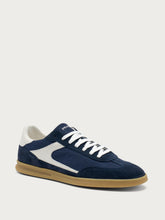 Suede and fabric sneakers - Blue | FRAU