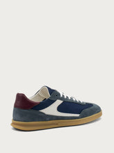 Sneakers in pelle scamosciata e tessuto - Blu acciaio | FRAU