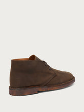 Oiled nubuck desert boots - Dark Brown | FRAU