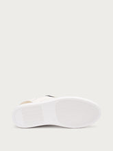 Leather sneakers with details - WHITEabyss | FRAU