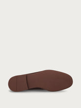 Deconstructed suede loafers - Cocoa | FRAU