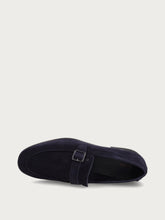 Deconstructed loafers with buckle - Blue | FRAU