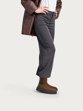 Suede Chelsea boots with grooved sole - Cocoa | FRAU