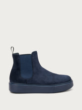 Casual suede Chelsea boots - Blue | FRAU