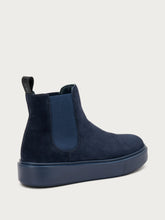 Casual suede Chelsea boots - Blue | FRAU