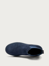 Casual suede Chelsea boots - Blue | FRAU