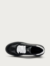Sneakers with suede inserts - BLACKsilver | FRAU