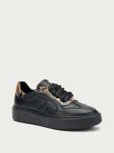 Sneakers with contrasting inserts - BLACKtaupe | FRAU