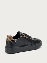 Sneakers with contrasting inserts - BLACKtaupe | FRAU