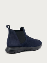 Suede comfort tech Chelsea boots - Blue | FRAU