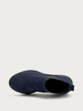 Suede comfort tech Chelsea boots - Blue | FRAU