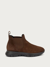 Suede comfort tech Chelsea boots - Cocoa | FRAU