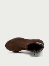 Comfort tech suede ankle boots - Cocoa | FRAU