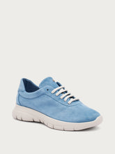 Sneaker aus Veloursleder mit XL®-Sohle - Staubblau | FRAU