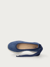 Suede ballet flats with XL® outsole - Abyss | FRAU