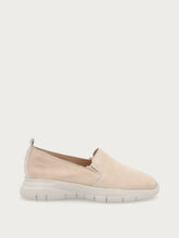 Extra-light suede slip-ons - Saddle | FRAU