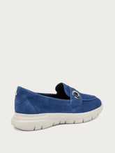 Slip-on extralight in suede con occhielli - Abisso | FRAU