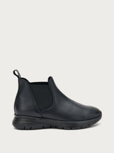 Comfort tech leather Chelsea boots - Blue | FRAU