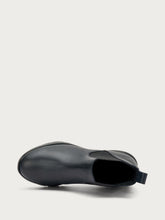 Comfort tech leather Chelsea boots - Blue | FRAU