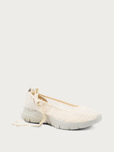Ballerina aus extra leichtem Mesh  - Elfenbein | FRAU