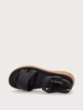 ComfortTech leather sandals - Black | FRAU