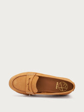 ComfortTech-Mokassin aus Nubukleder - Karamell | FRAU