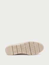 ComfortTech-Mokassin aus laminiertem Leder - Platin | FRAU