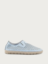 Slip-on in nabuk laserato - Acqua | FRAU